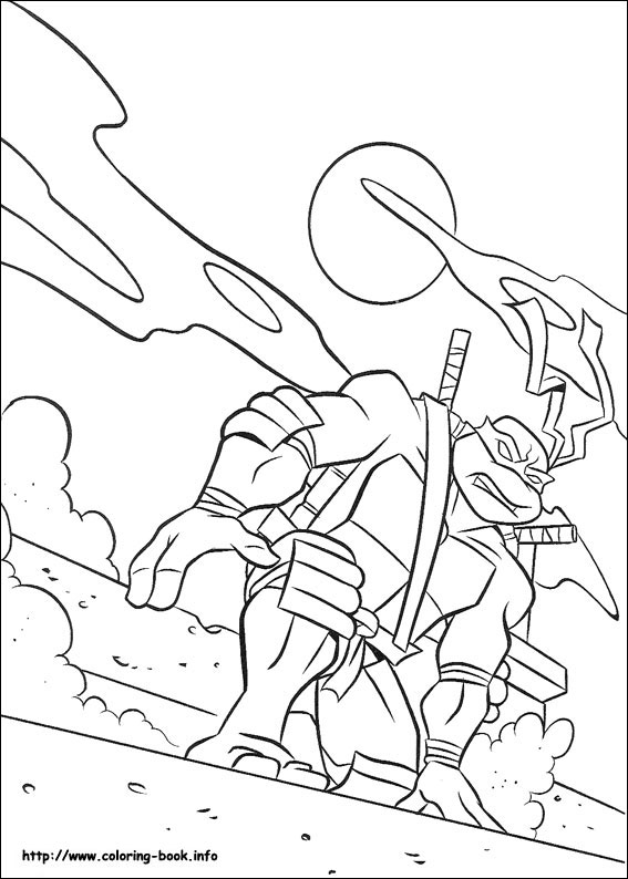 Teenage Mutant Ninja Turtles coloring picture